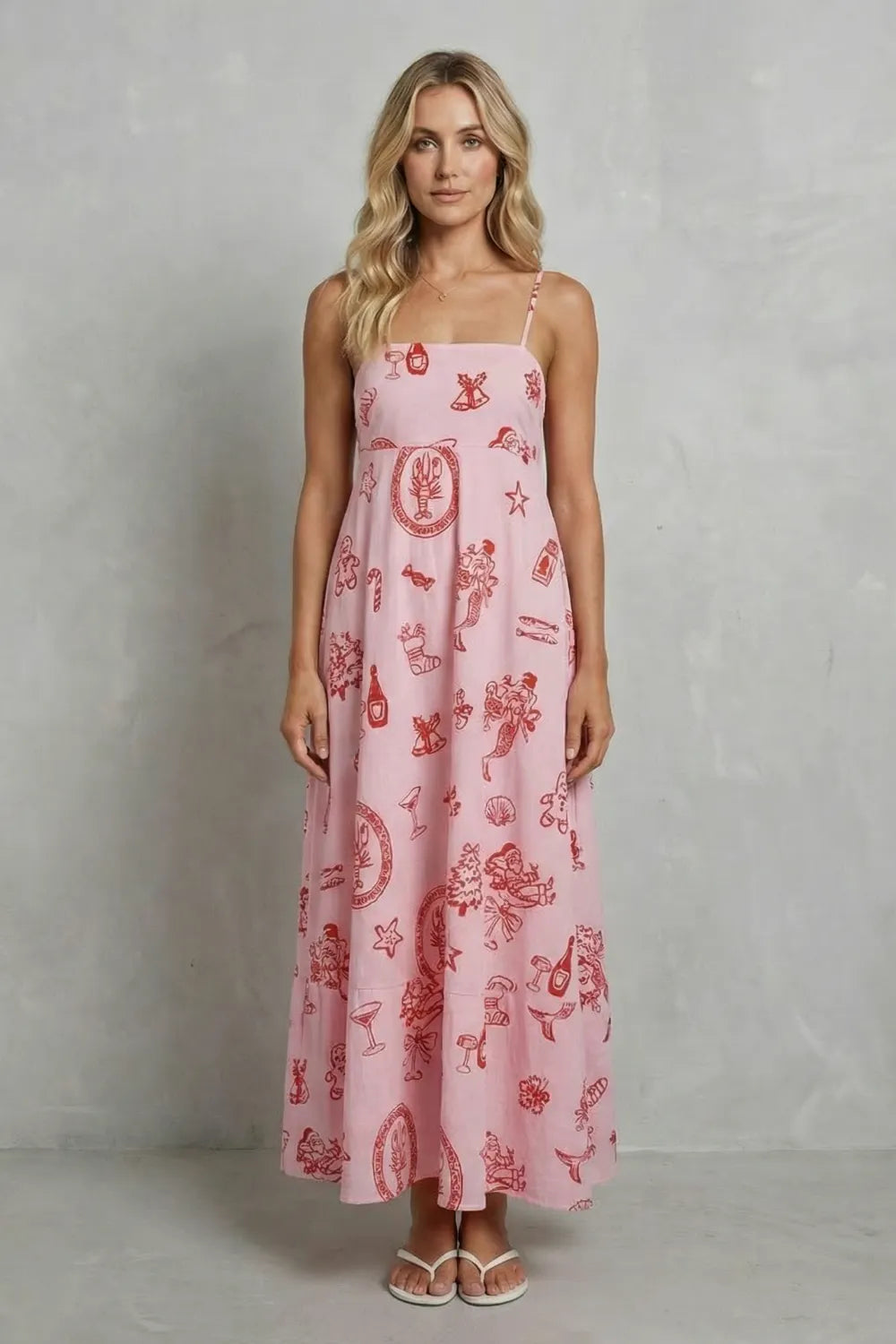 Playful print charm – Maxi dress