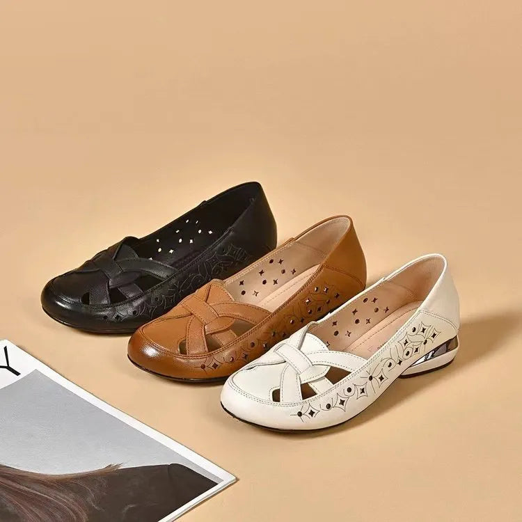 Aisling | Cut-Out Slip-On Loafers