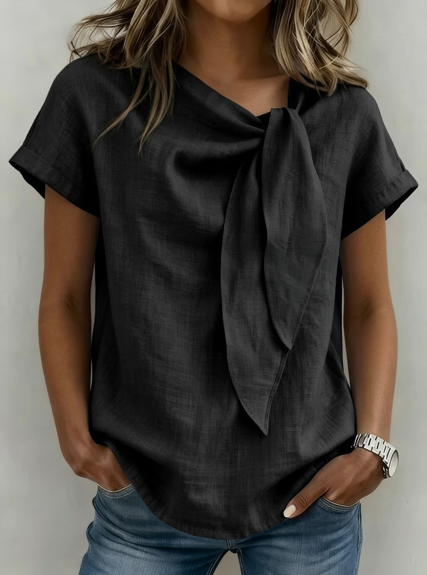 Casual Linen And Cotton Tops