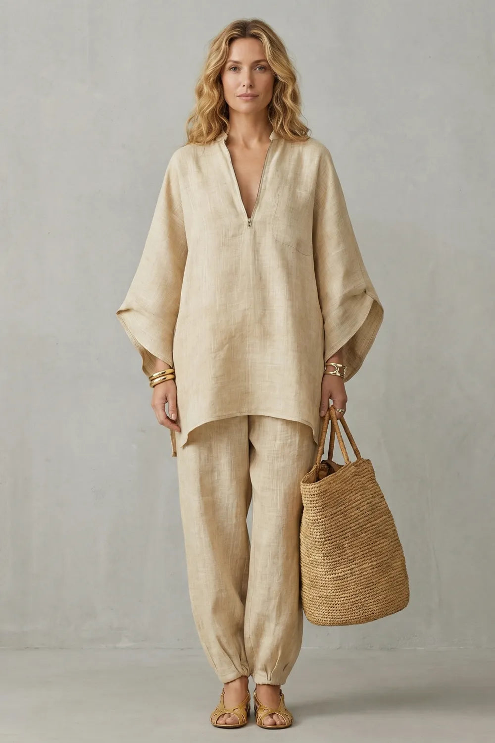 Minimalist asymmetrical flow – Two piece set
