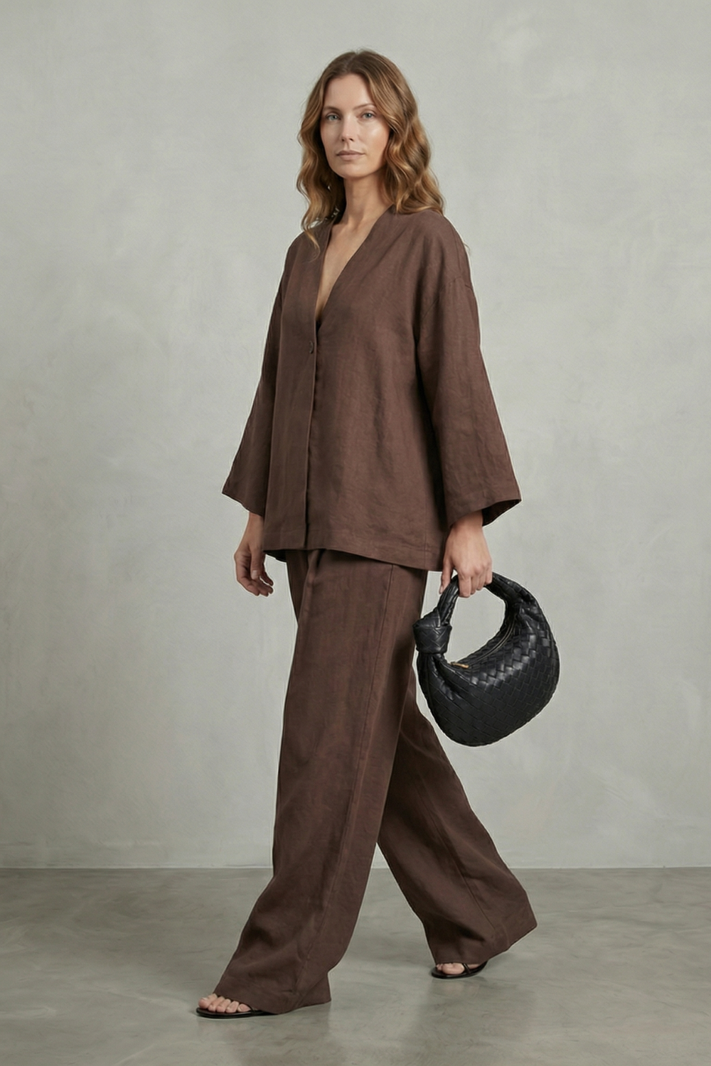 Relaxed wrap silhouette – Two piece set