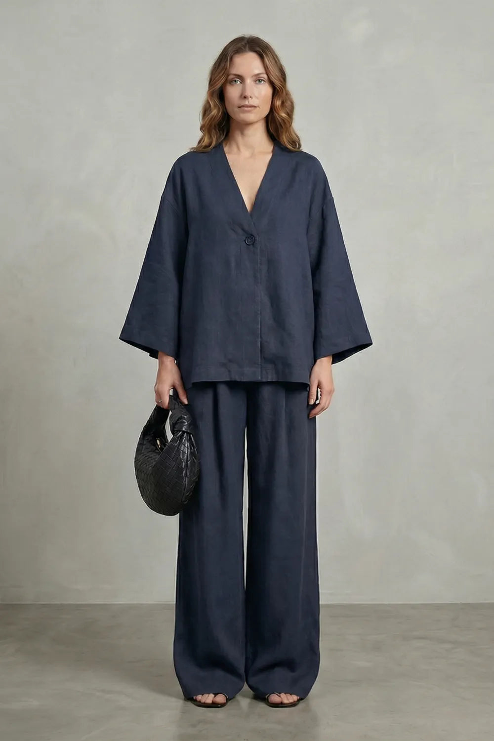 Relaxed wrap silhouette – Two piece set