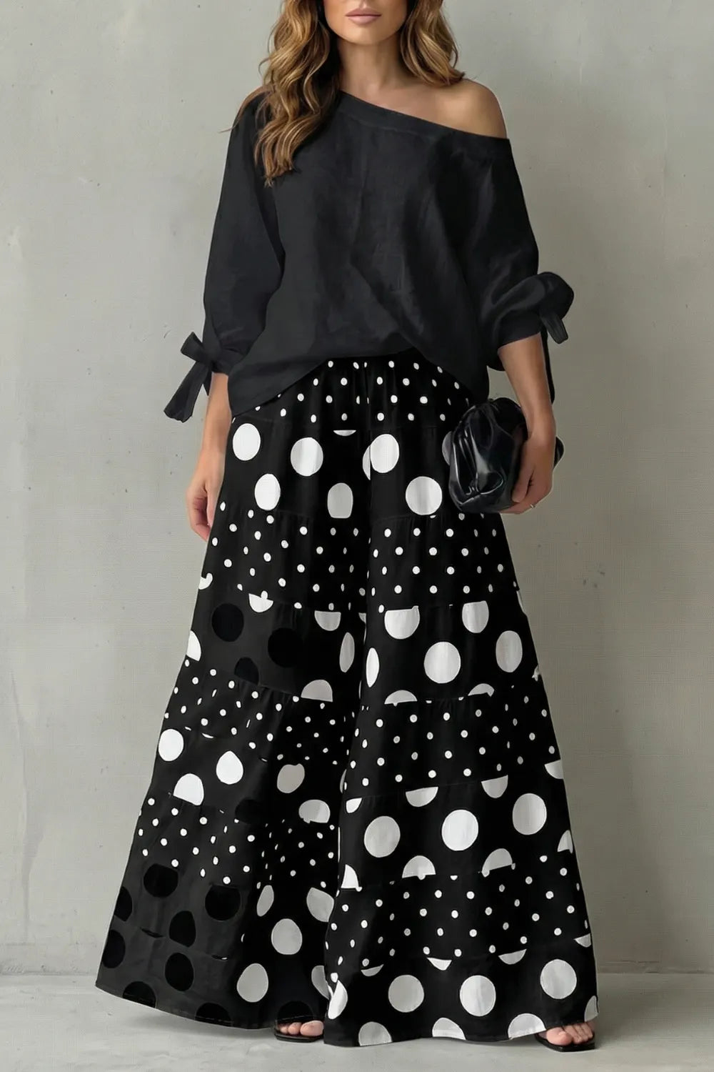 Playful polka flow – Two piece set