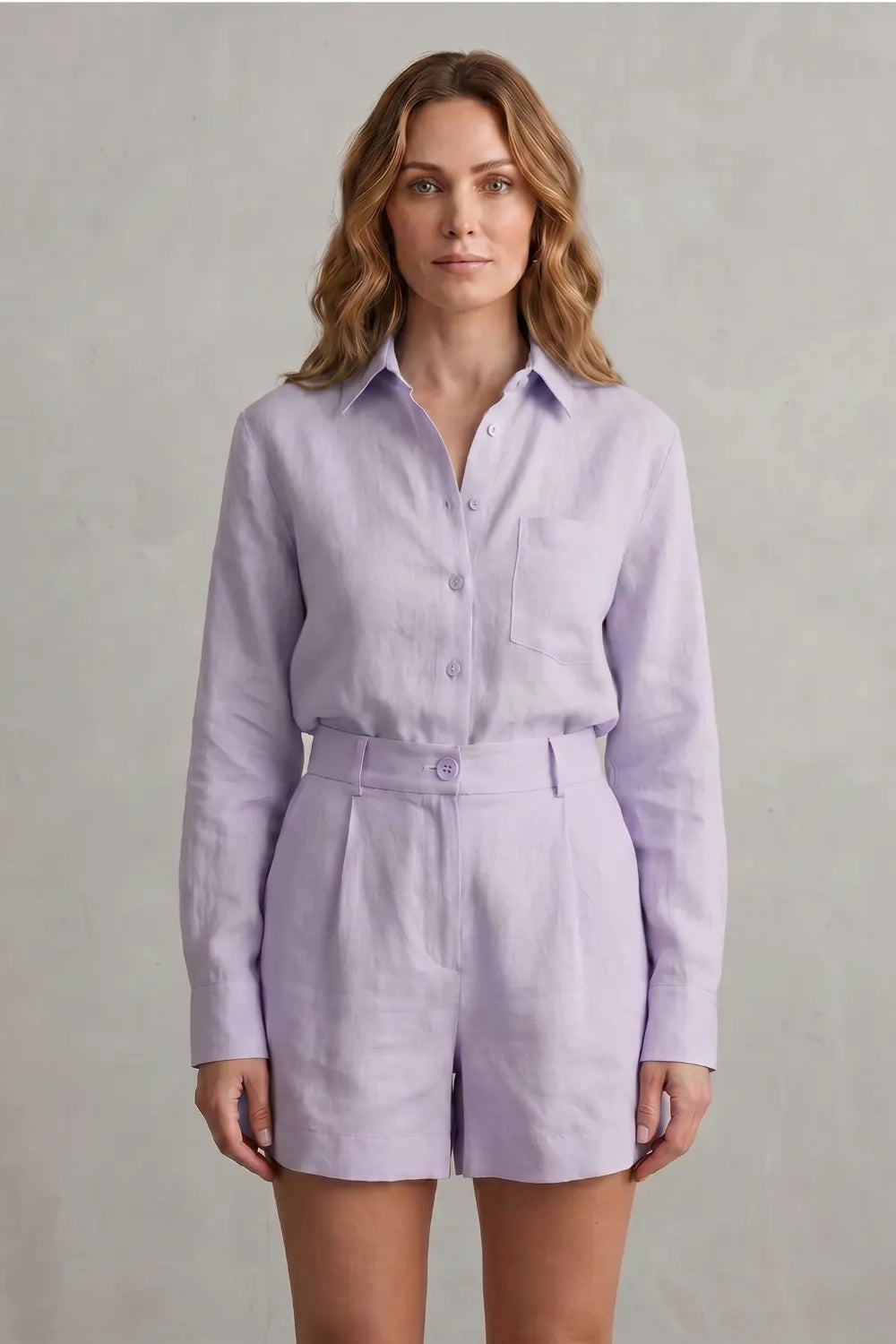 Relaxed linen elegance – Two piece set