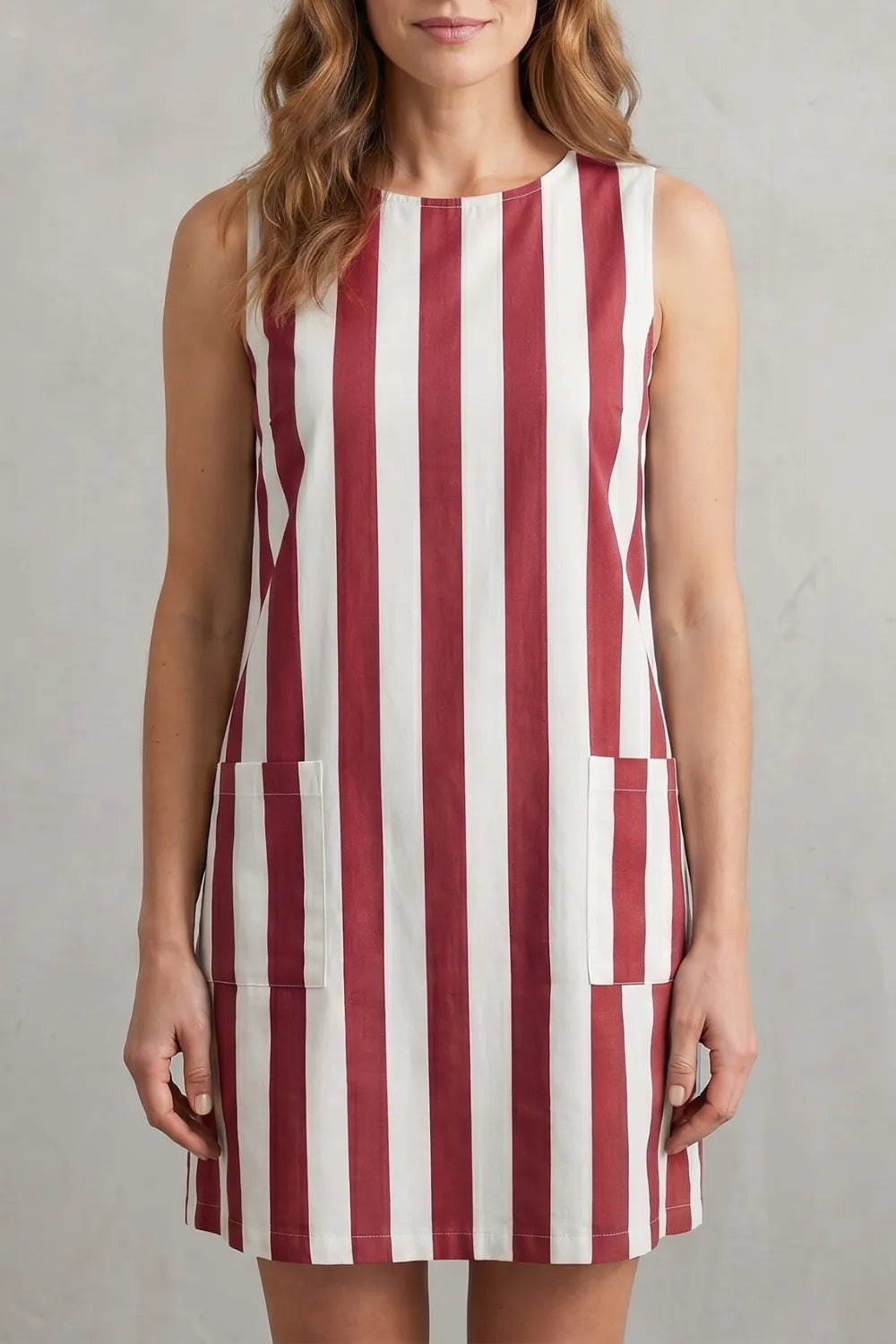 Monochrome striped charm – Mini dress