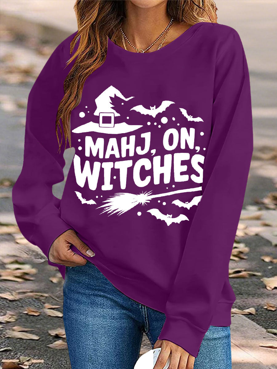 Women's mahj,on,witchs sweatshirts