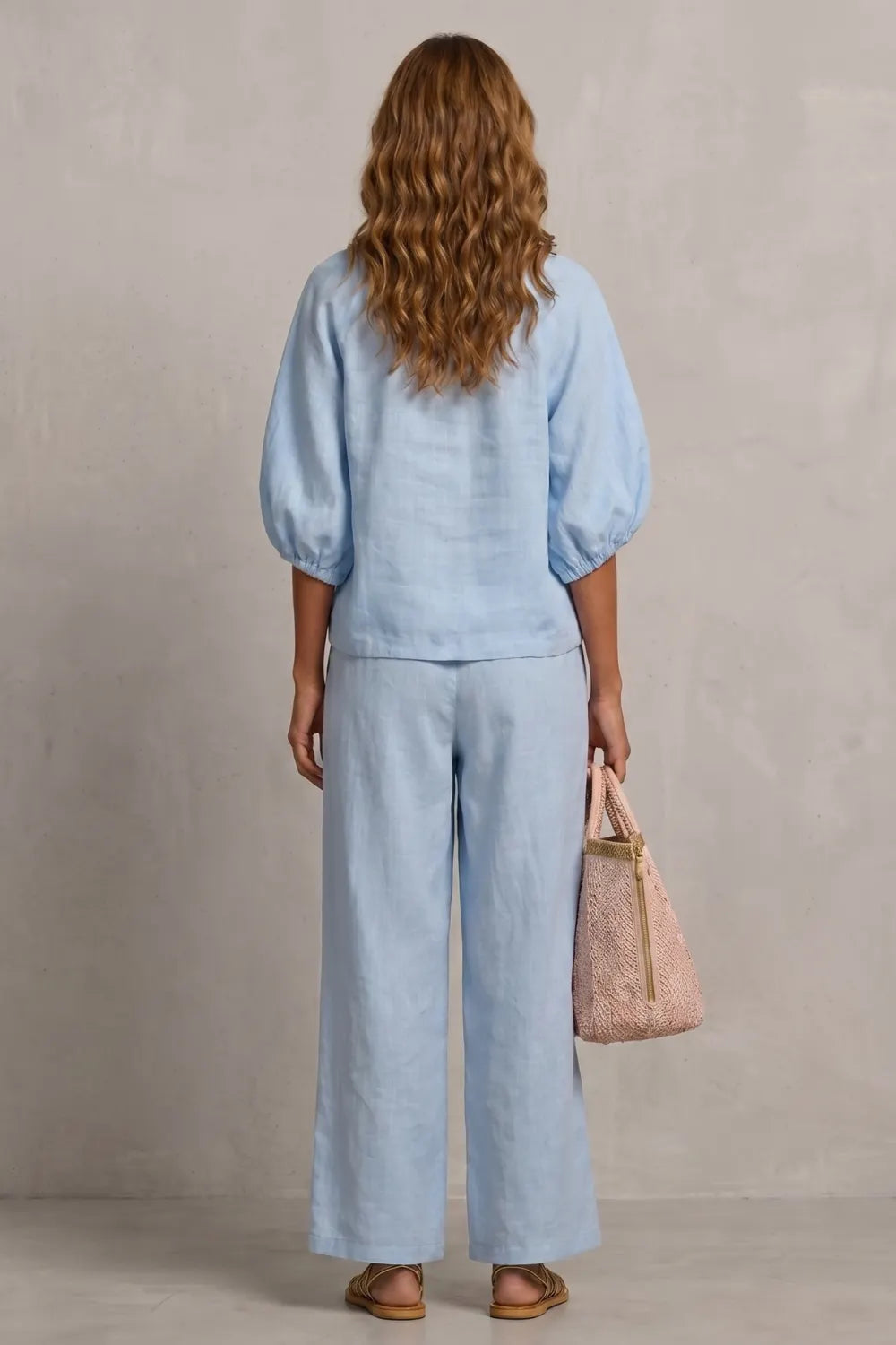 Relaxed zip-front comfort – Trouser set