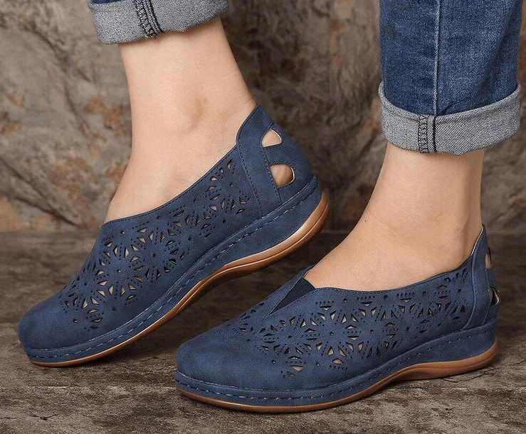 Faux Leather Elastic Comfy 2026 Women Slip On Sandals-70% off today!