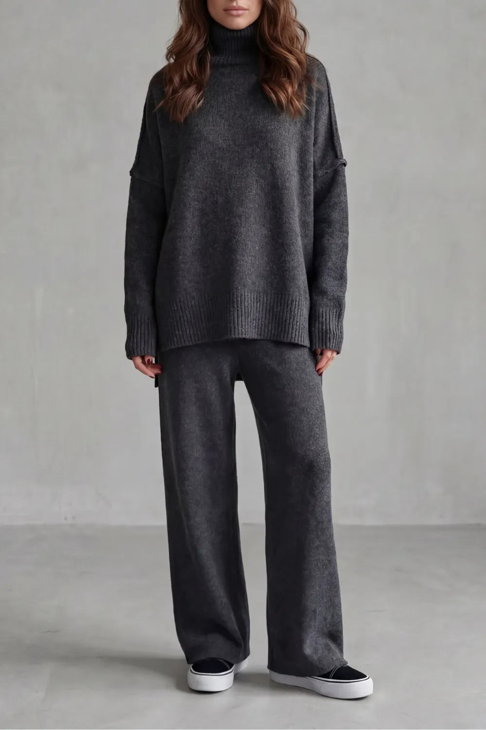Relaxed warmth – Knit lounge set