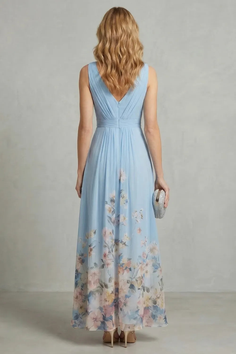 Romantic floral ombre – Maxi dress