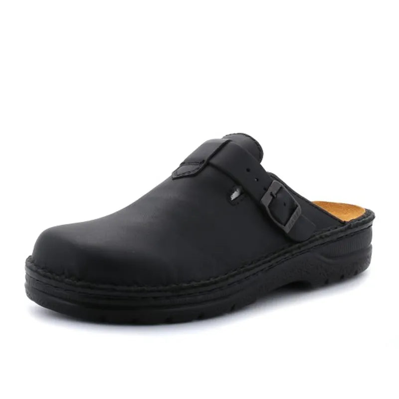 Orthopedic Leather Comfort Slippers