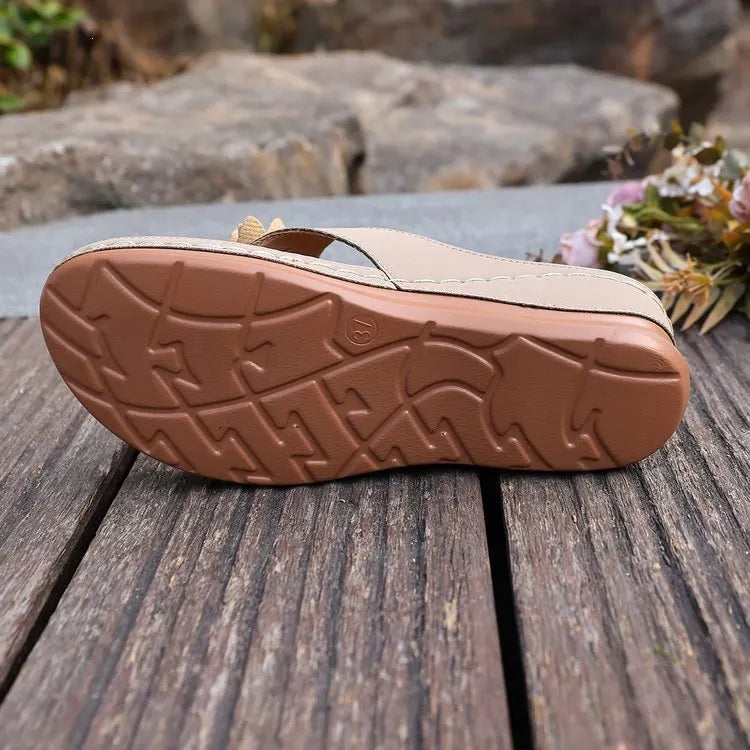 Women's Comfort Orthopedic Floral Wedge Sandals