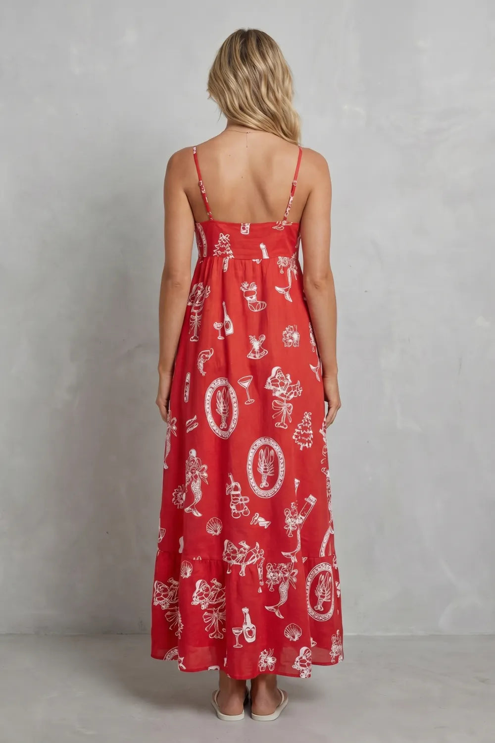 Playful print charm – Maxi dress