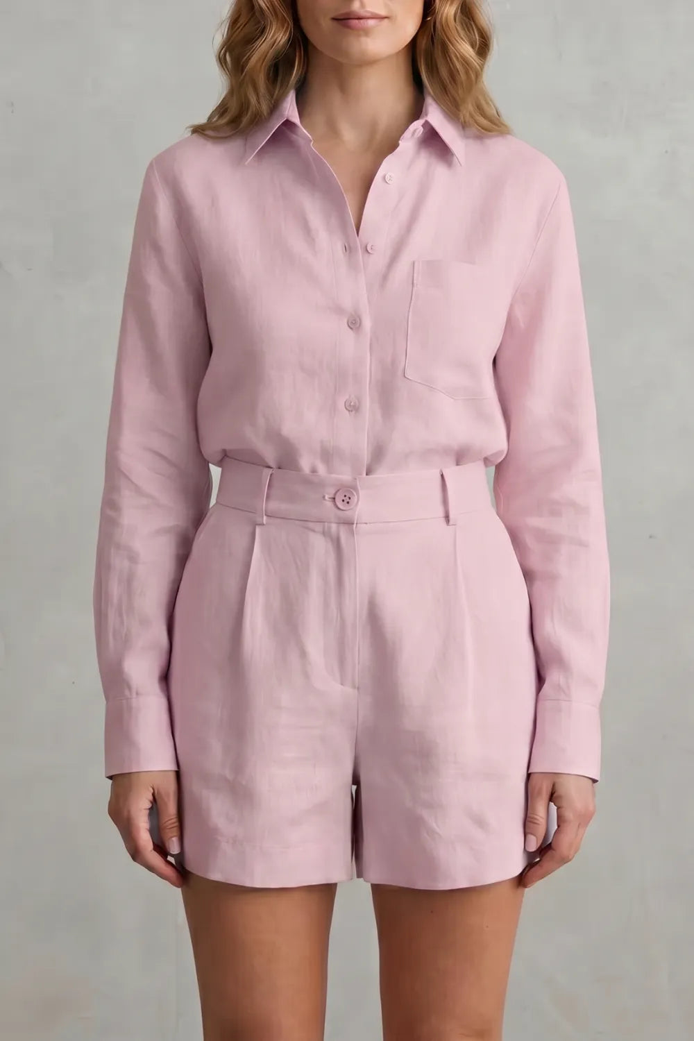 Relaxed linen elegance – Two piece set