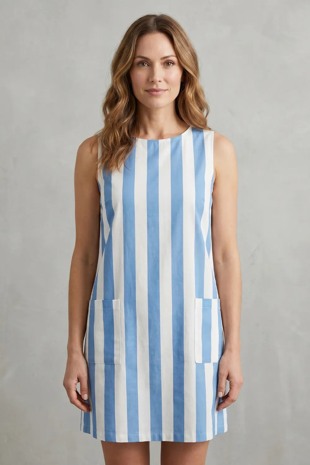 Monochrome striped charm – Mini dress