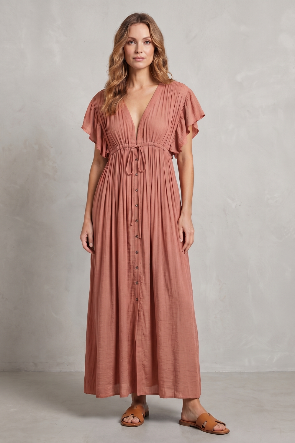 Airy resort elegance – Maxi dress