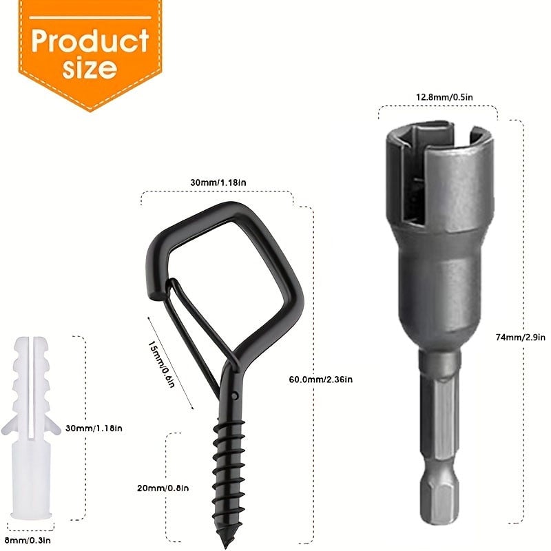 🔥Square Snap Hanging Hooks